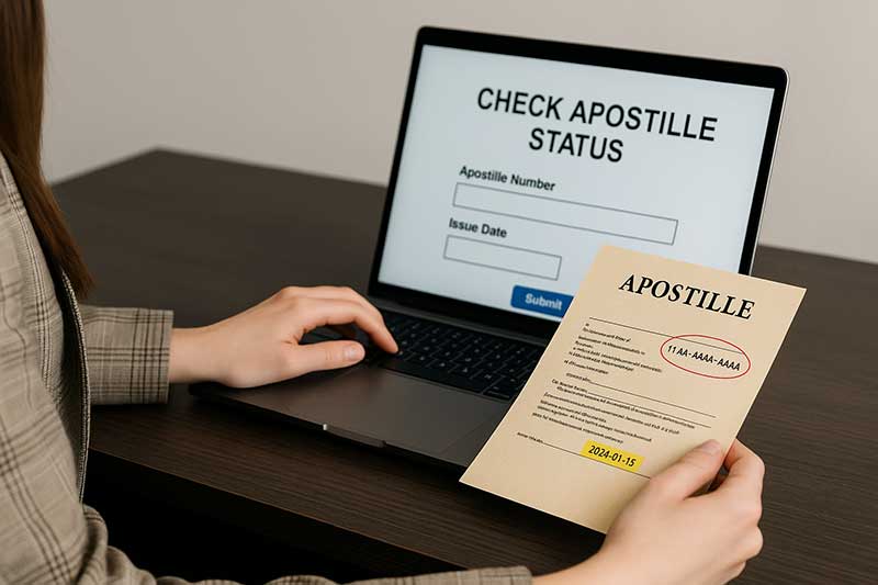 Check Apostille Status