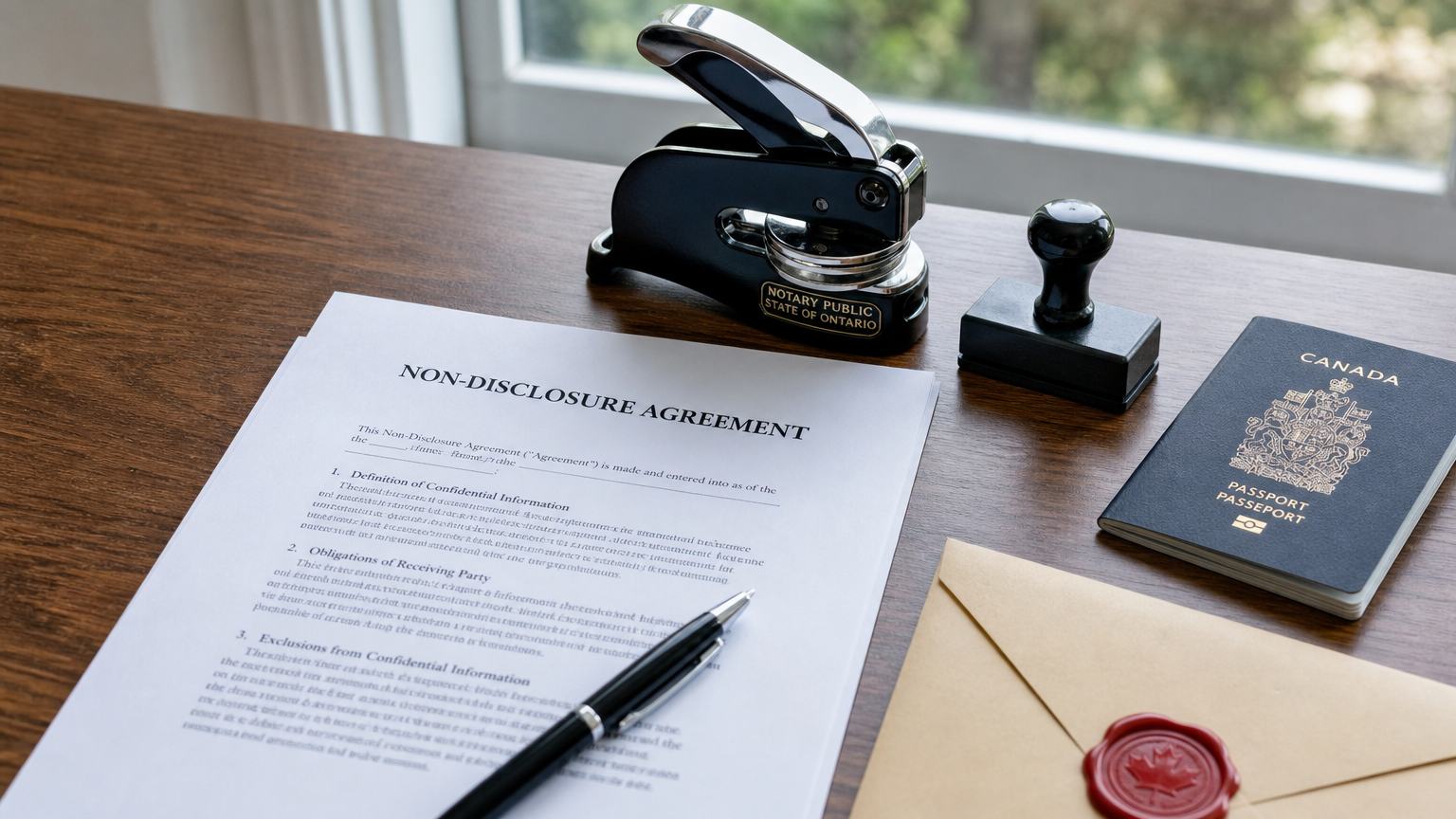NDA notarization